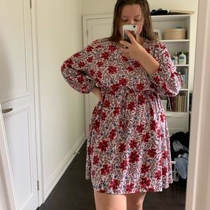 flower design dress